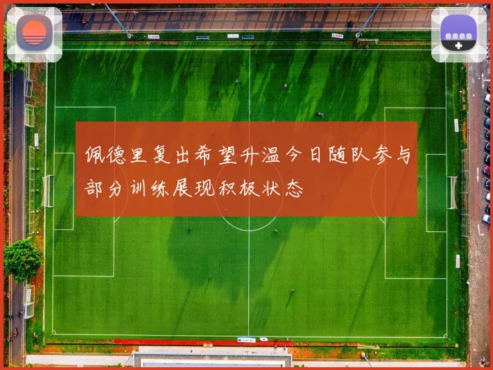 佩德里复出希望升温今日随队参与部分训练展现积极状态