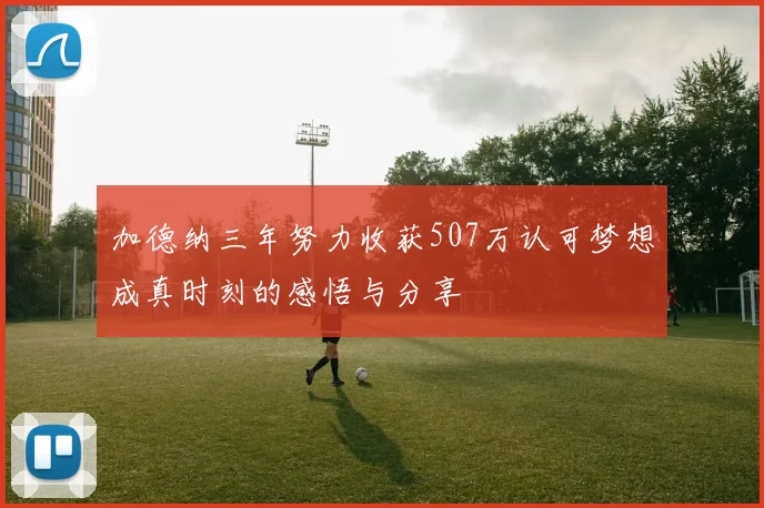 加德纳三年努力收获507万认可梦想成真时刻的感悟与分享